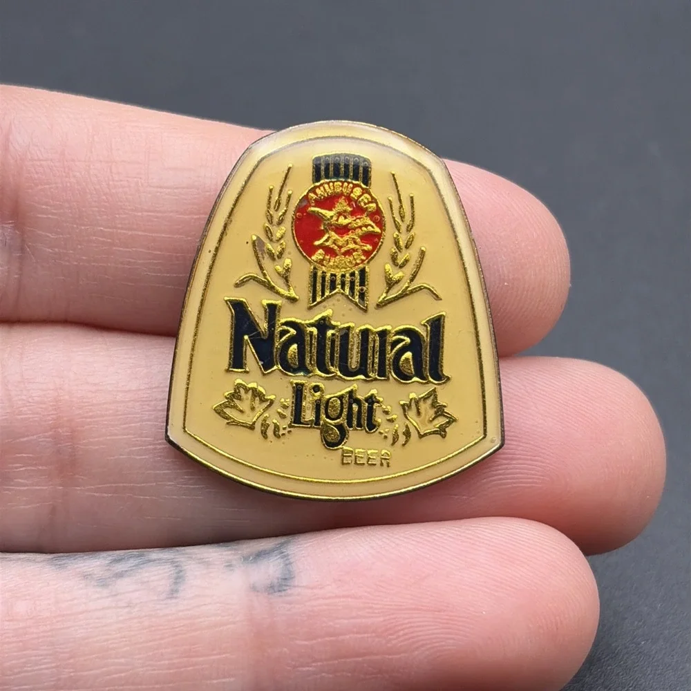 Natural Light Beer Alcohol Lapel Hat Pin‎